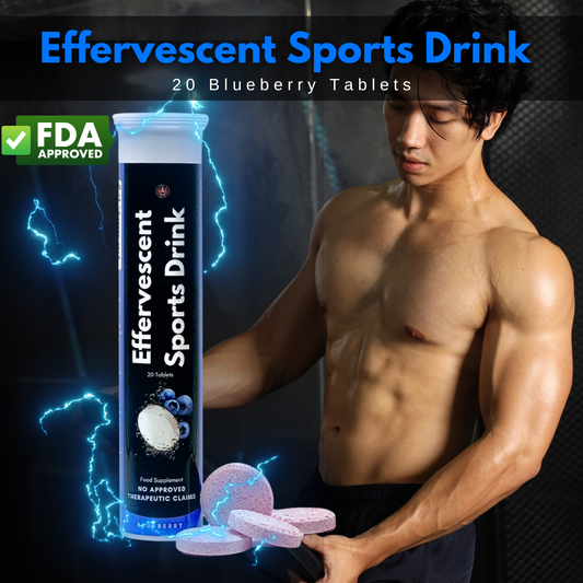 Effervescent Sports Drink Blueberry Flavor | Hydrate & Energize | Best in the Philippines